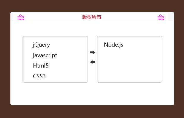 Jquery实现角色左右选择特效