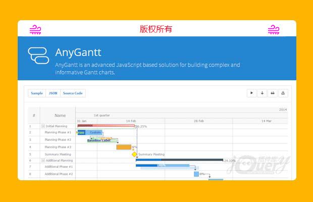 甘特图插件AnyGantt