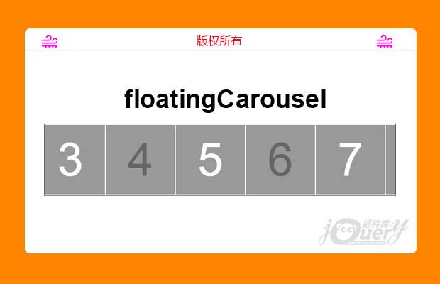 jQuery响应式浮动轮播插件floatingCarousel.js