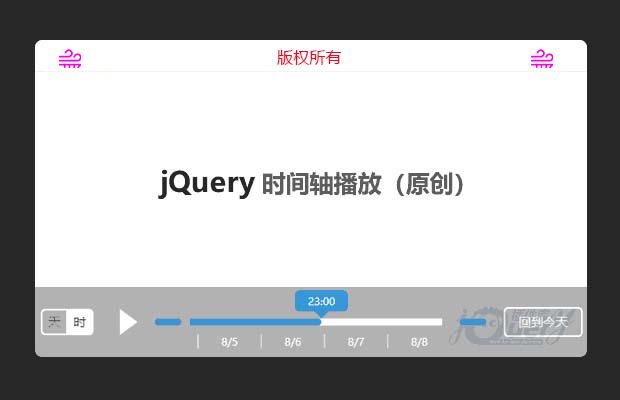 jQuery时间轴播放（原创）