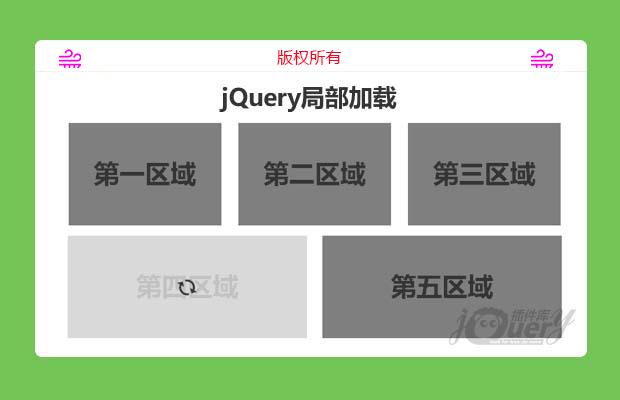 jQuery局部加载