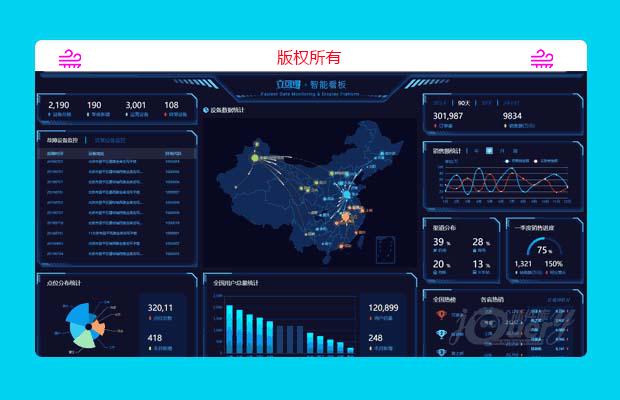 基echarts实现的地图，大数据数据可视化