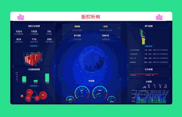 echarts可视化大数据模板