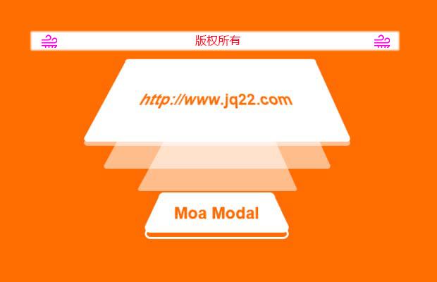 jQuery弹出层插件Moa Modal